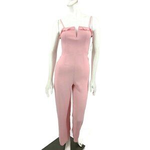 New Flynn Skye Parker Jumper Womens XS Pink Jumpsuit V Neck